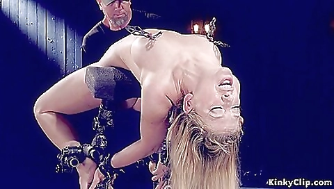 My blonde's tight pussy is ready to get grandma