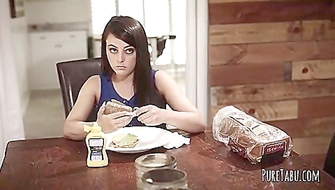 Sexy chick fucks her boyfriend with a dildo