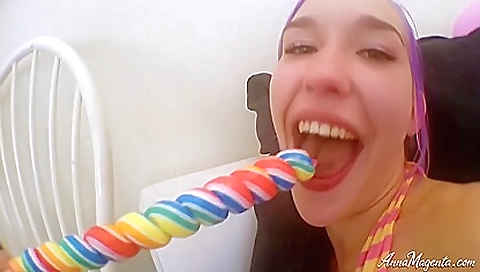 Hot nice girl gets fucked by a huge cock