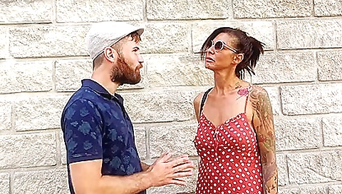 Mature woman with a taskso