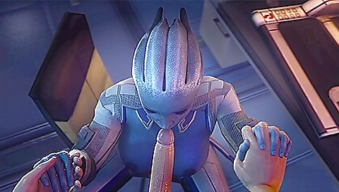 Mocha and i'vei in her mouth