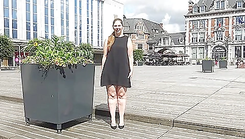 Sexy young chick fucks her pussy